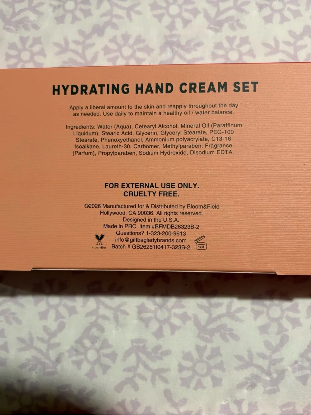 Beauty Bliss Hydrating Hand Cream Set - Peach, Yellow & Coral